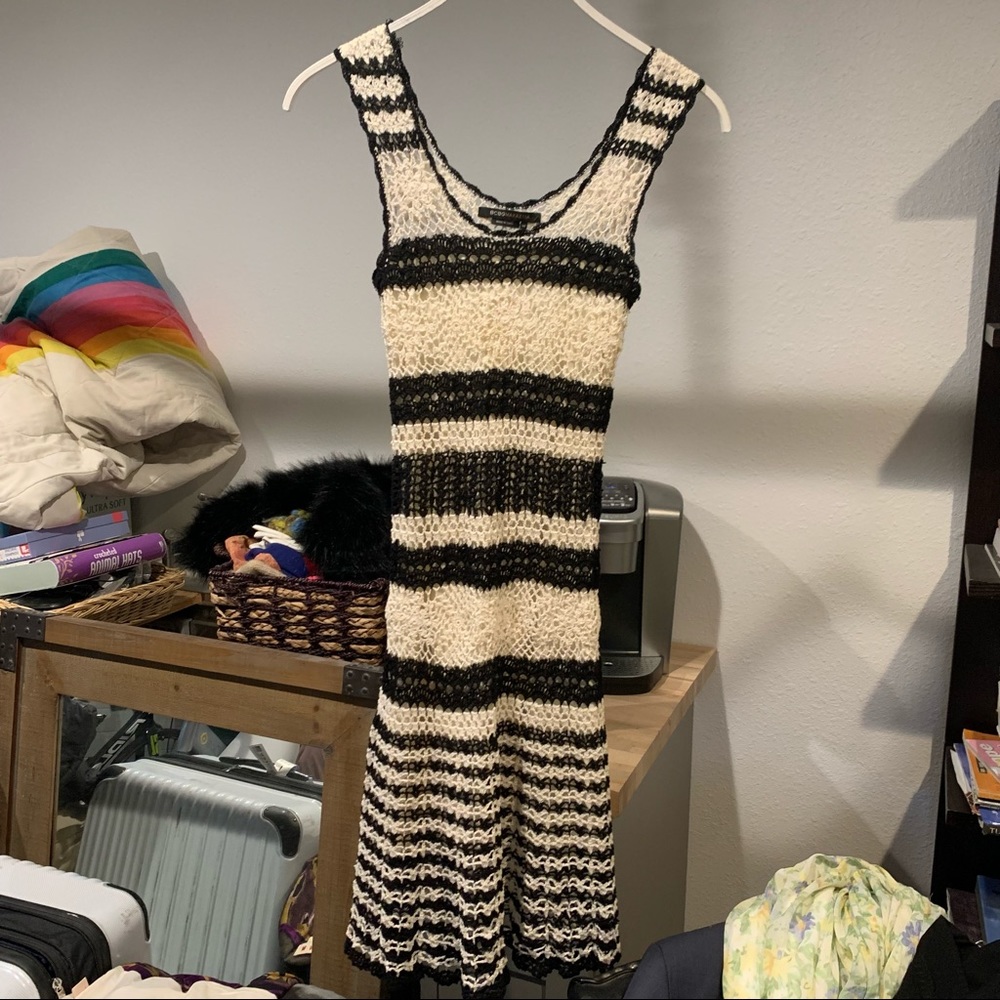 BCBG crochet dress